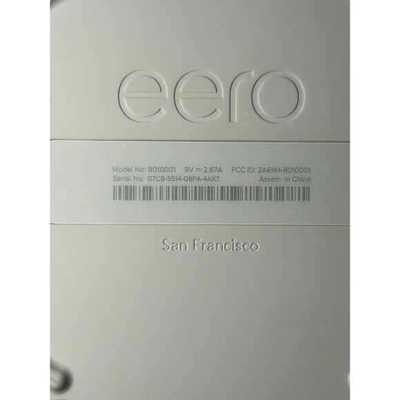 Eero Pro Model B010001 Router -White- Tested- Fast Shipping- A - Picture 6 of 6